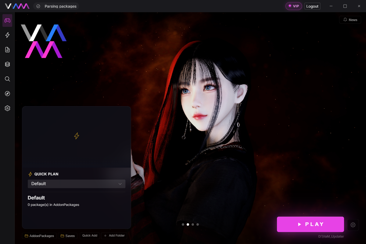 Vamth — หน้าหลัก Start page
